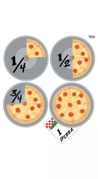 Sensory Graphics - Pizza Fractions