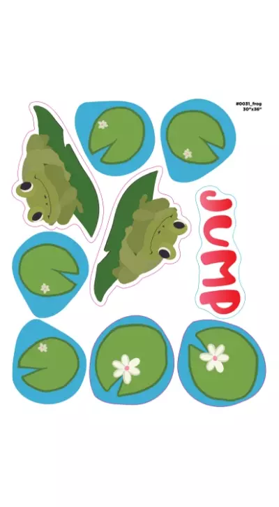 Sensory Graphics - Frogs and Pads